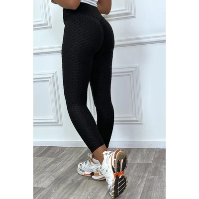 Push up leggings - Fekete