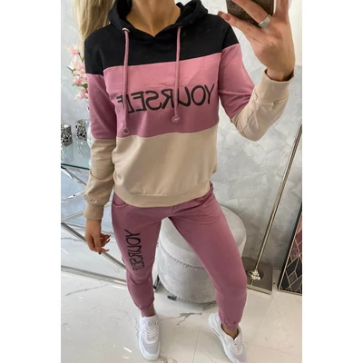 Szabadidő szett - mályva+fekete