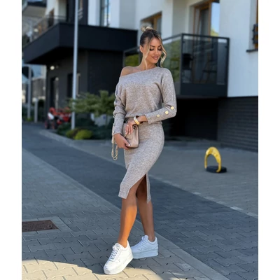 Marina kötött szett - bézs