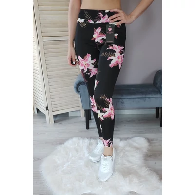 Fitnesz leggings - liliom 