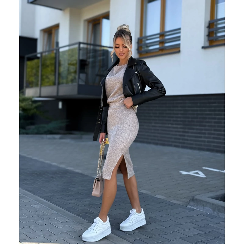 Marina kötött szett - bézs