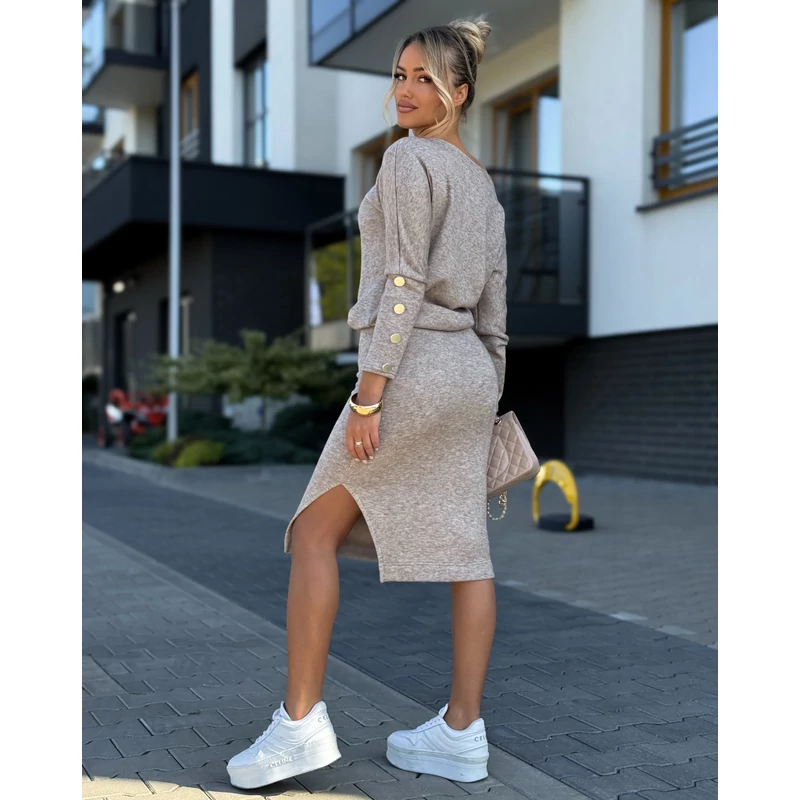 Marina kötött szett - bézs